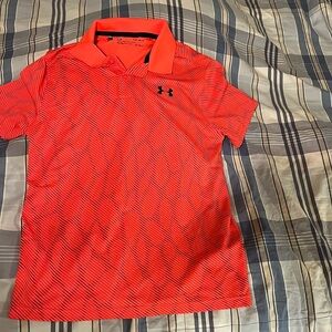 Like new boys under armour polo shirt size youth large
